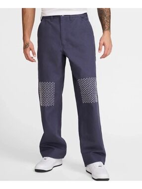 Nike Life $140 Thunder Blue Carpenter Pants Baggy Fit Size 34x32
